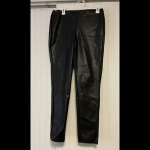 Faux leather leggings